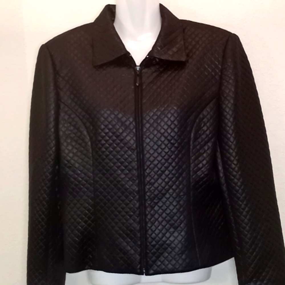VTG- Giancarlo Ferrari Satin Quilted Jacket